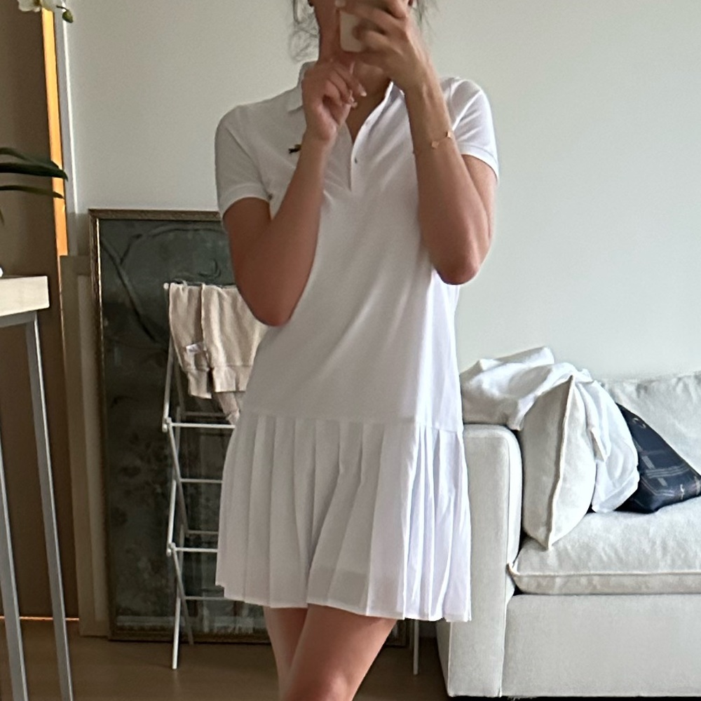 Lacoste White Mini Dress